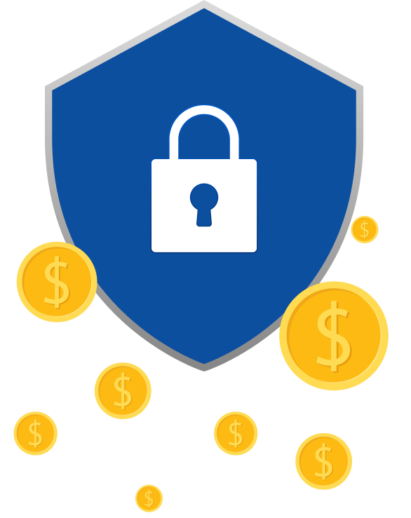 Lock icons representing secure and compliant bonus distribution system